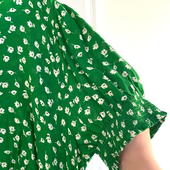 Puff sleeve, button down maxi dress - Picture 2 of 6